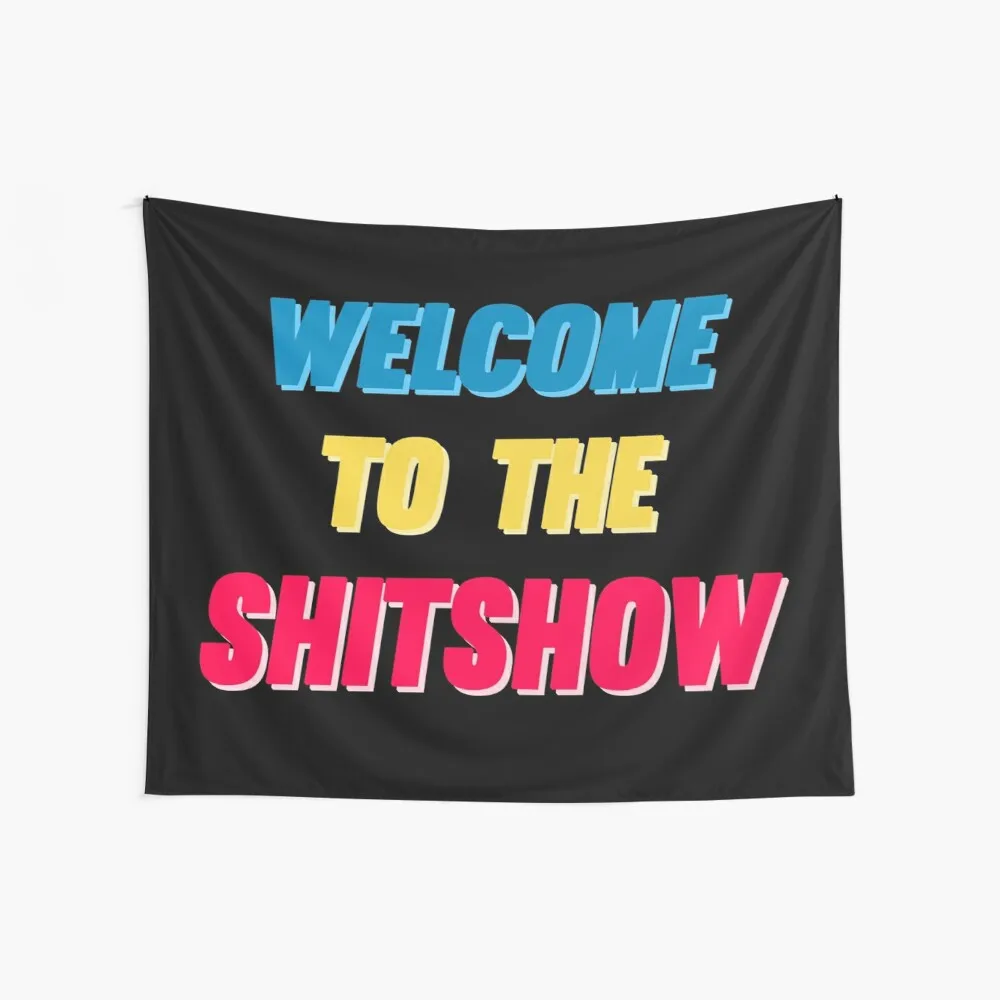 Добро пожаловать в Shitshow Хэллоуин украшение Настенная Ткань Дешевые Подвески украшение спальни дизайнерские гобелены
Добро пожаловать в Shitshow Хэллоуин украшение Настенная Ткань Дешевые Подвески украшение спальни дизайнерские гобелены