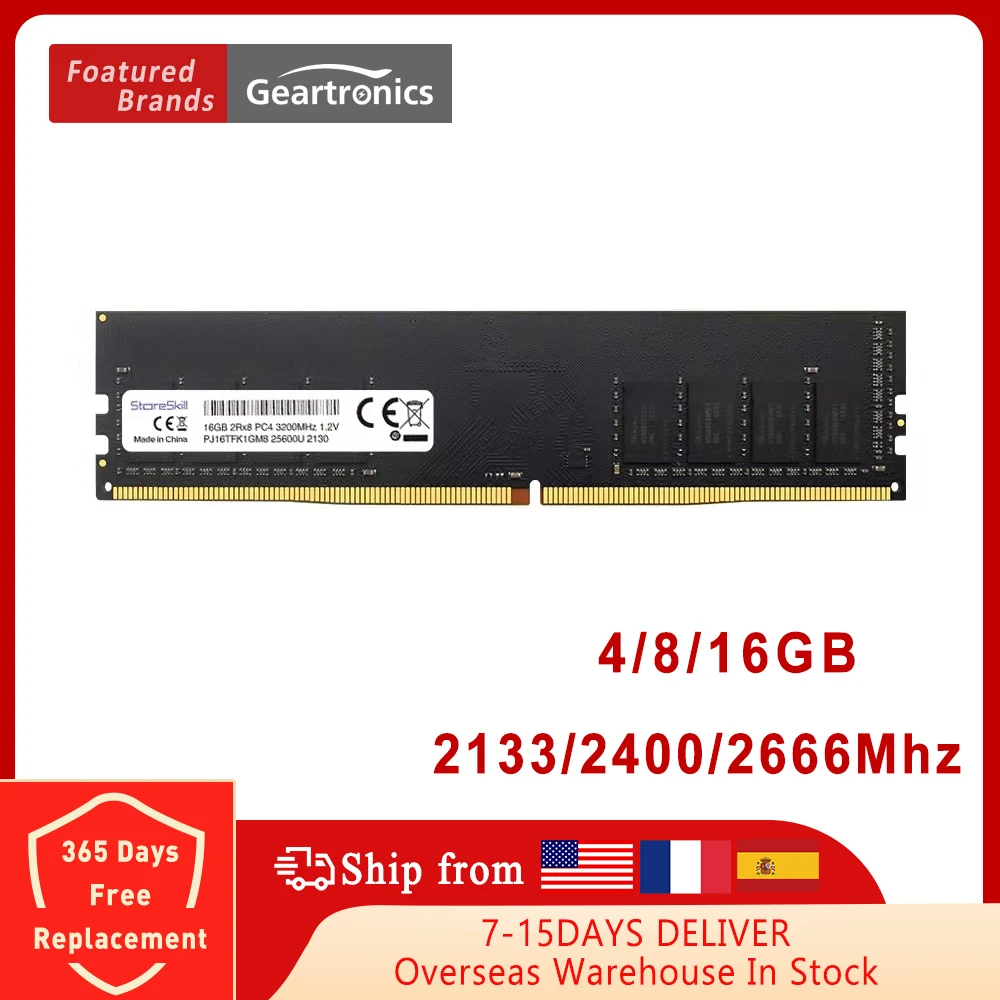 Memoria Ram DDR4 4GB 8GB 16GB 2400mhz 2133 2666mhz Sodimm Notebook High Performance Desktop Laptop Memory for PC RAM
Memoria Ram DDR4 4GB 8GB 16GB 2400mhz 2133 2666mhz Sodimm Notebook High Performance Desktop Laptop Memory for PC RAM