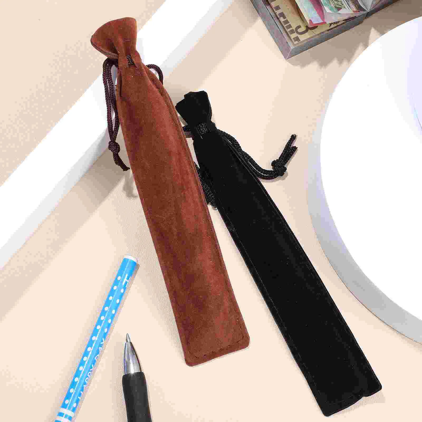 50 Pcs Velvet Pen Pouches Drawstring Pen Bags Single Pen Holders Packaging Pen Sleeves for School Office
50 Pcs Velvet Pen Pouches Drawstring Pen Bags Single Pen Holders Packaging Pen Sleeves for School Office