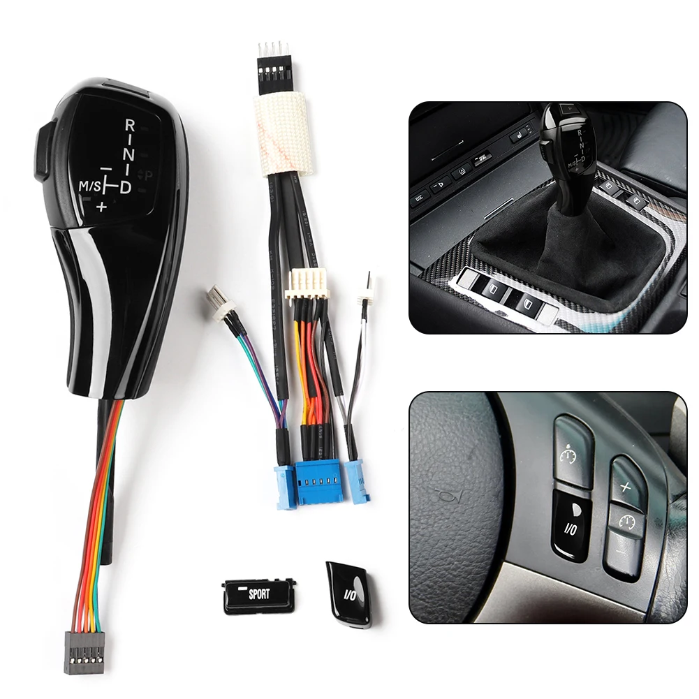 Brand New Shift Knob Wire Harness Bright Black Button Cover Interior Accesoories LED Shift Knob Left Hand Drive
Brand New Shift Knob Wire Harness Bright Black Button Cover Interior Accesoories LED Shift Knob Left Hand Drive