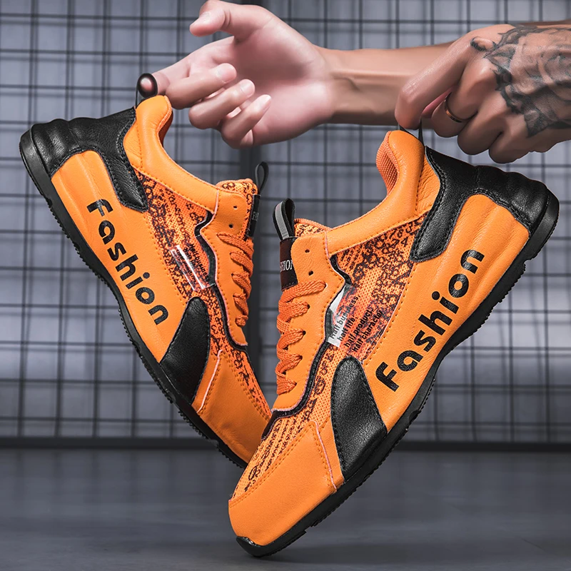 Top Quality Men Golf Sport Shoes Orange White Male Golfer Training Sneakers Comfortable Golfer Walking Shoes
Top Quality Men Golf Sport Shoes Orange White Male Golfer Training Sneakers Comfortable Golfer Walking Shoes