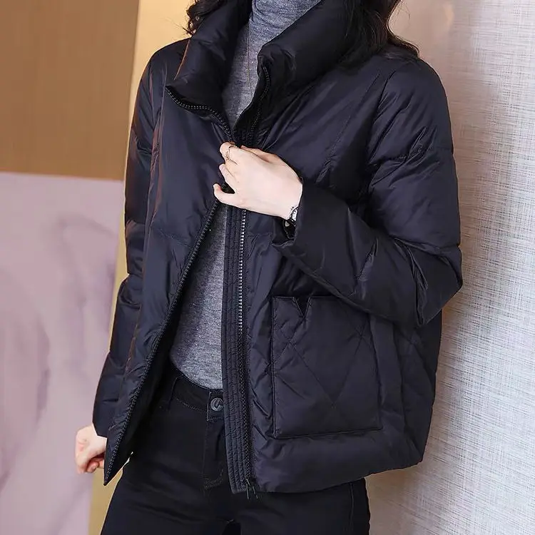 Chic Cotton Padded Women Parkas 2022 Winter Warm Elegant Loose Solid Thicken Female Coats Ladies Zippers Outwear Clothes Q625 
Chic Cotton Padded Women Parkas 2022 Winter Warm Elegant Loose Solid Thicken Female Coats Ladies Zippers Outwear Clothes Q625