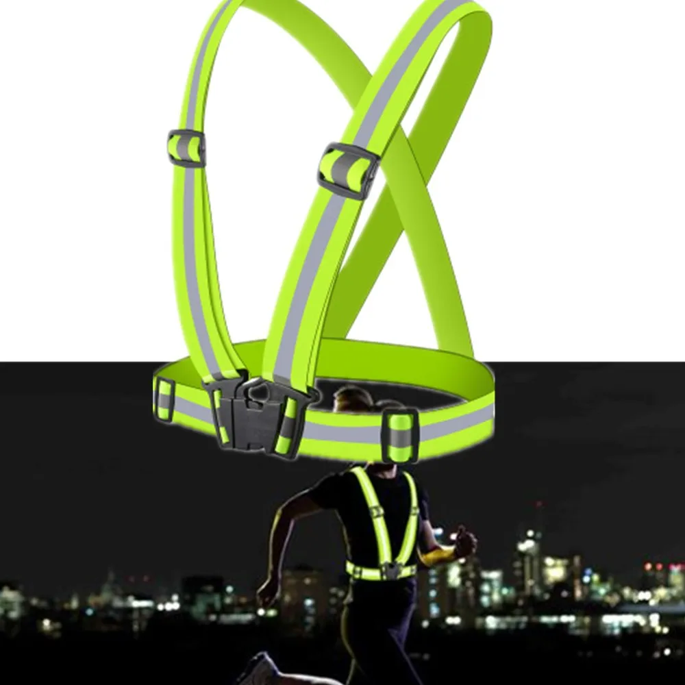 Highlight Reflective Straps Night Running Riding Clothing Vest Adjustable Safety Vest Elastic Band For Adults and Children
Highlight Reflective Straps Night Running Riding Clothing Vest Adjustable Safety Vest Elastic Band For Adults and Children