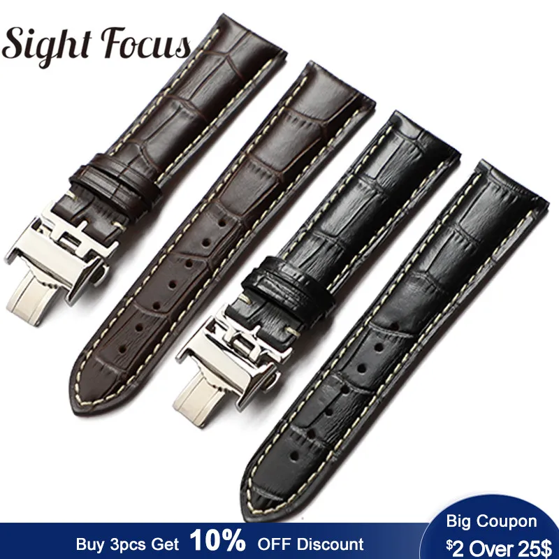 

13 14 15 18 19 20 21 22mm Genuine Calfskin Watchband for Longines Master L2 L4 L2.628/L2.673 Cowhide Leather Watch Band Strap