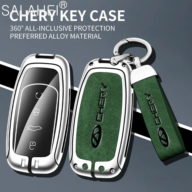 Metal+Leather Car Key Case Cover For Chery Tiggo 8 Pro Tiggo 8plus New 5 plus 7 pro Arrizo 5 Auto Styling Accessories Keychain
Metal+Leather Car Key Case Cover For Chery Tiggo 8 Pro Tiggo 8plus New 5 plus 7 pro Arrizo 5 Auto Styling Accessories Keychain