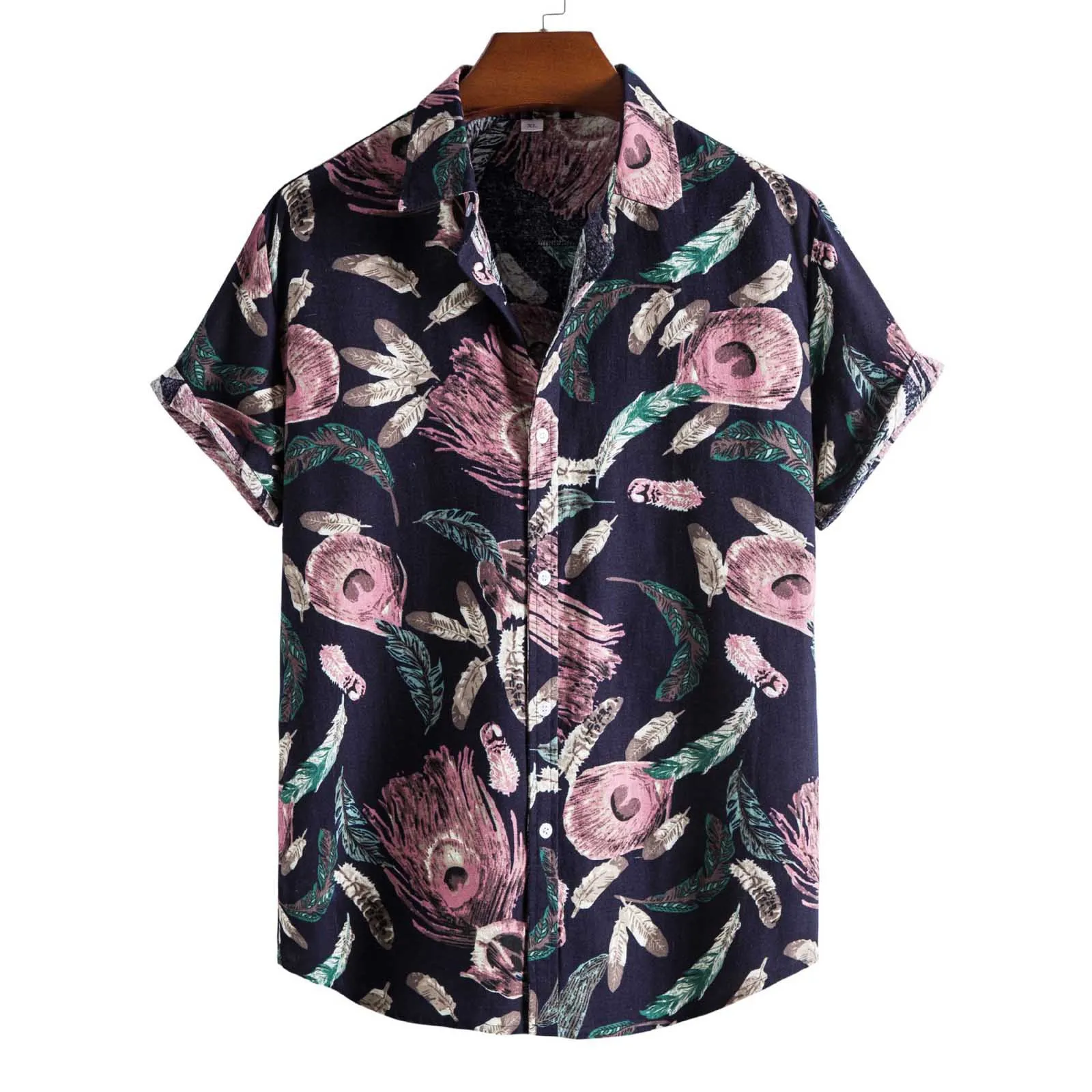 Men's Short Linen Button Sleeve Shirt Collar Turn-Down Casual Print Shirt Men Shirts Black Mock Turtleneck Men Dressy
Men's Short Linen Button Sleeve Shirt Collar Turn-Down Casual Print Shirt Men Shirts Black Mock Turtleneck Men Dressy
