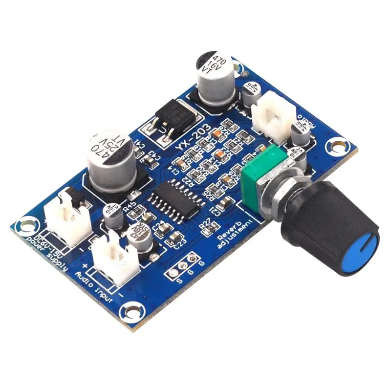 PT2399 Microphone Reverberation Board Effect Super M65831 Mono Amplifier Preamp Reverb DC Single Power Supply
PT2399 Microphone Reverberation Board Effect Super M65831 Mono Amplifier Preamp Reverb DC Single Power Supply