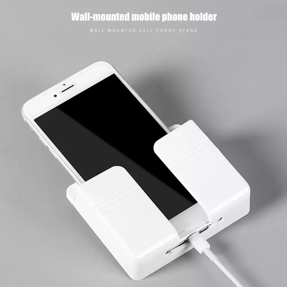 Mounted Mobile Phone Charging Organizer Remote Control Storage Box Phone Plug Wall Holder Stand Rack Socket Storage Shelf
Mounted Mobile Phone Charging Organizer Remote Control Storage Box Phone Plug Wall Holder Stand Rack Socket Storage Shelf