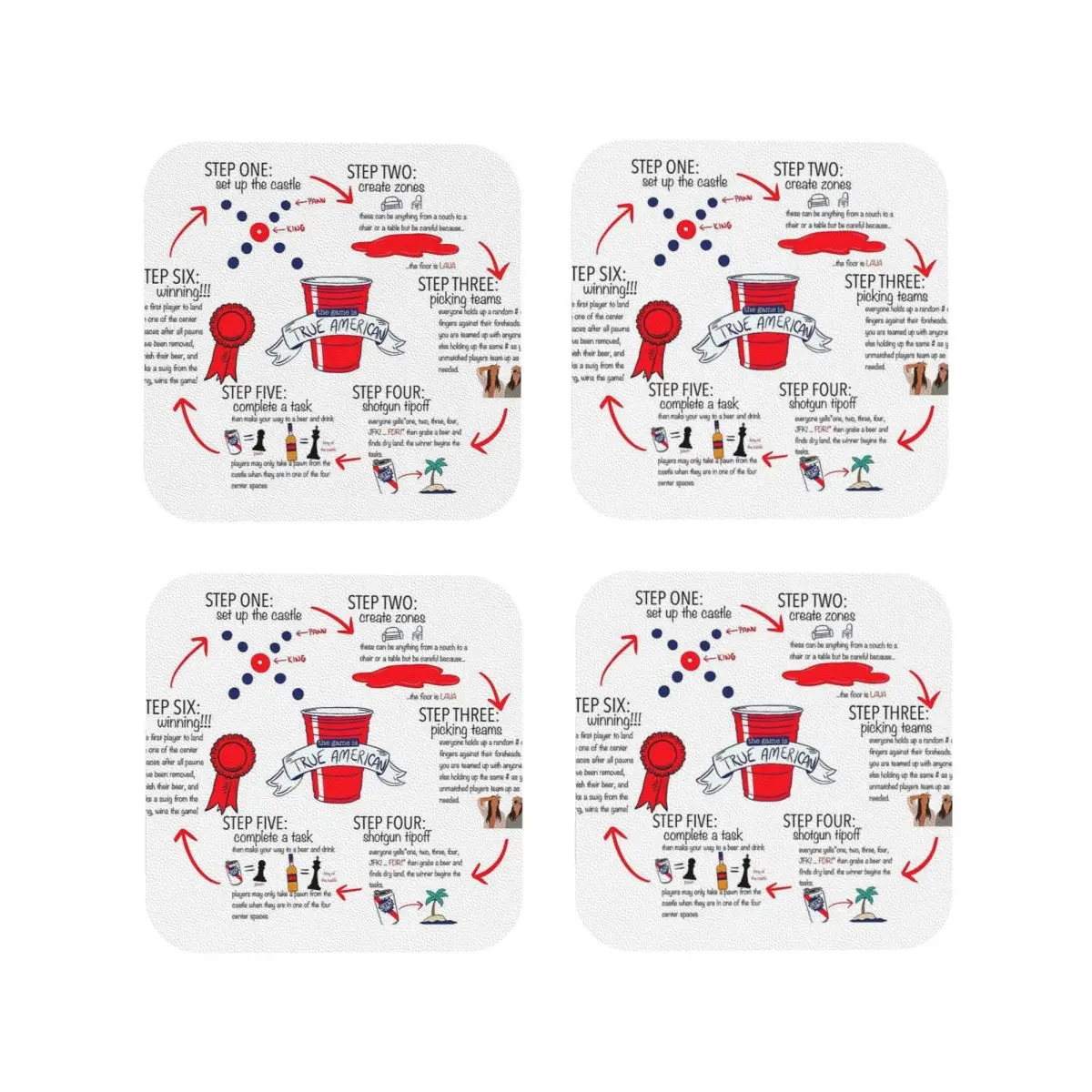 True American Rules Coaster Baking Mat Table Decoration And Accessories Mat For Kitchen Dining Table Mat Napkins Coffee Mat
True American Rules Coaster Baking Mat Table Decoration And Accessories Mat For Kitchen Dining Table Mat Napkins Coffee Mat