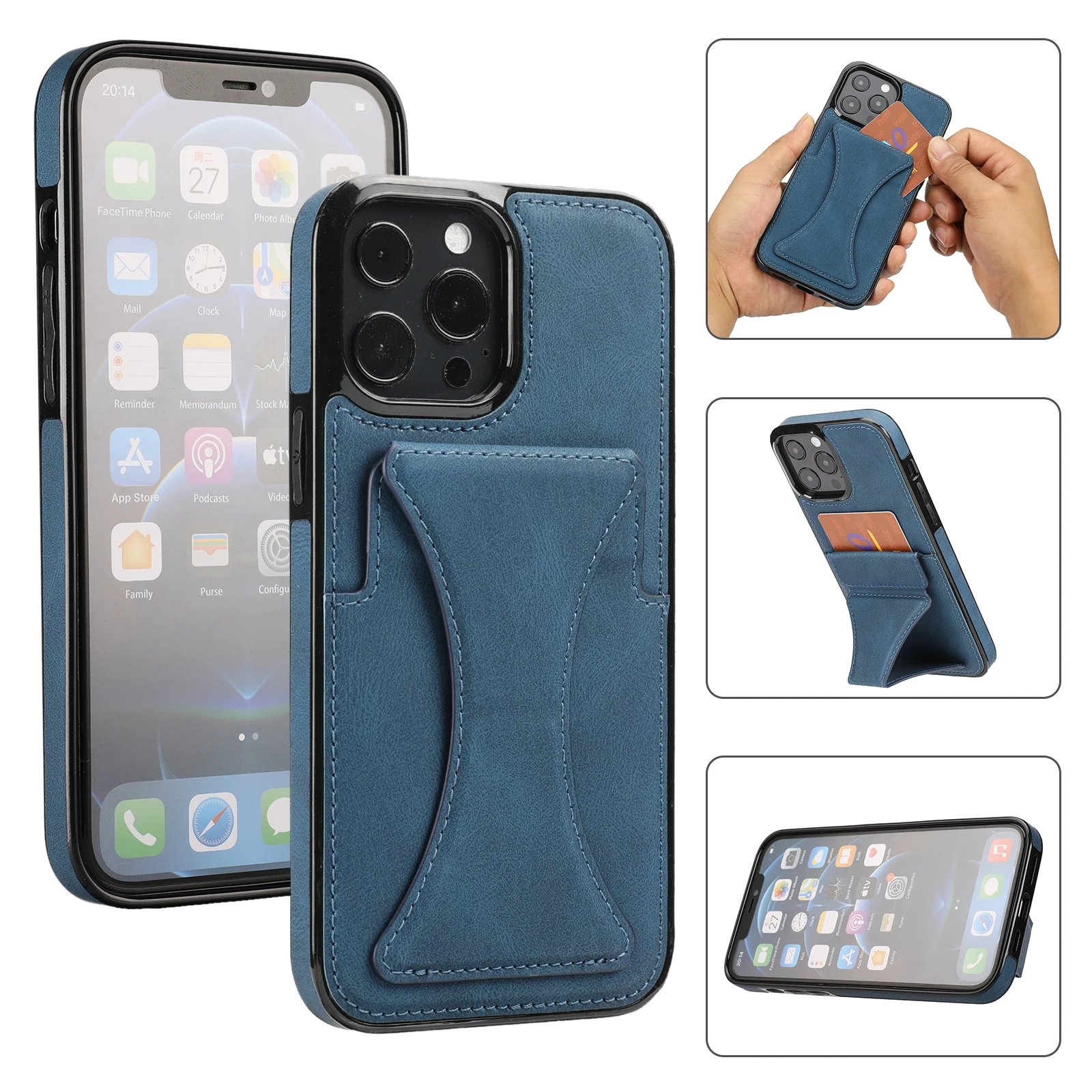 Luxury Flip Card Slot Bracket Leather Case For iPhone 7 8 Plus X Xr 11 12 13 Mini 14 Pro Max With Metal Magnetic Back Cover
Luxury Flip Card Slot Bracket Leather Case For iPhone 7 8 Plus X Xr 11 12 13 Mini 14 Pro Max With Metal Magnetic Back Cover