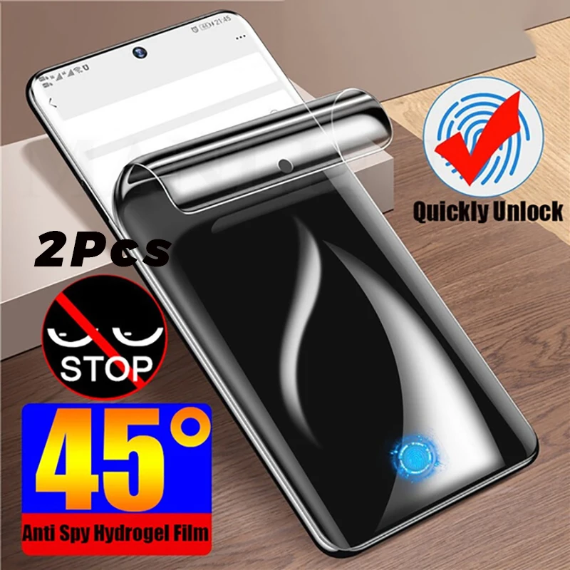 2/1 Pcs Anti-Spy Hydrogel Film For Samsung S21 FE S21 S21 Plus S21 Ultra S20 FE S20 S10 S9 S8 Privacy Screen Protector
2/1 Pcs Anti-Spy Hydrogel Film For Samsung S21 FE S21 S21 Plus S21 Ultra S20 FE S20 S10 S9 S8 Privacy Screen Protector