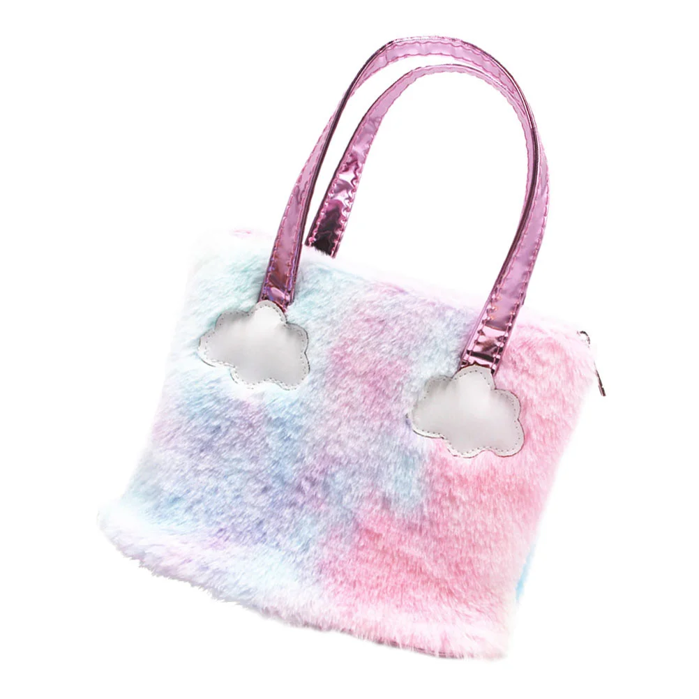 Rainbow Plush Handbags for Little Toddler Gifts Kids Purse Bucket Bag Hand Tote Bag
Rainbow Plush Handbags for Little Toddler Gifts Kids Purse Bucket Bag Hand Tote Bag