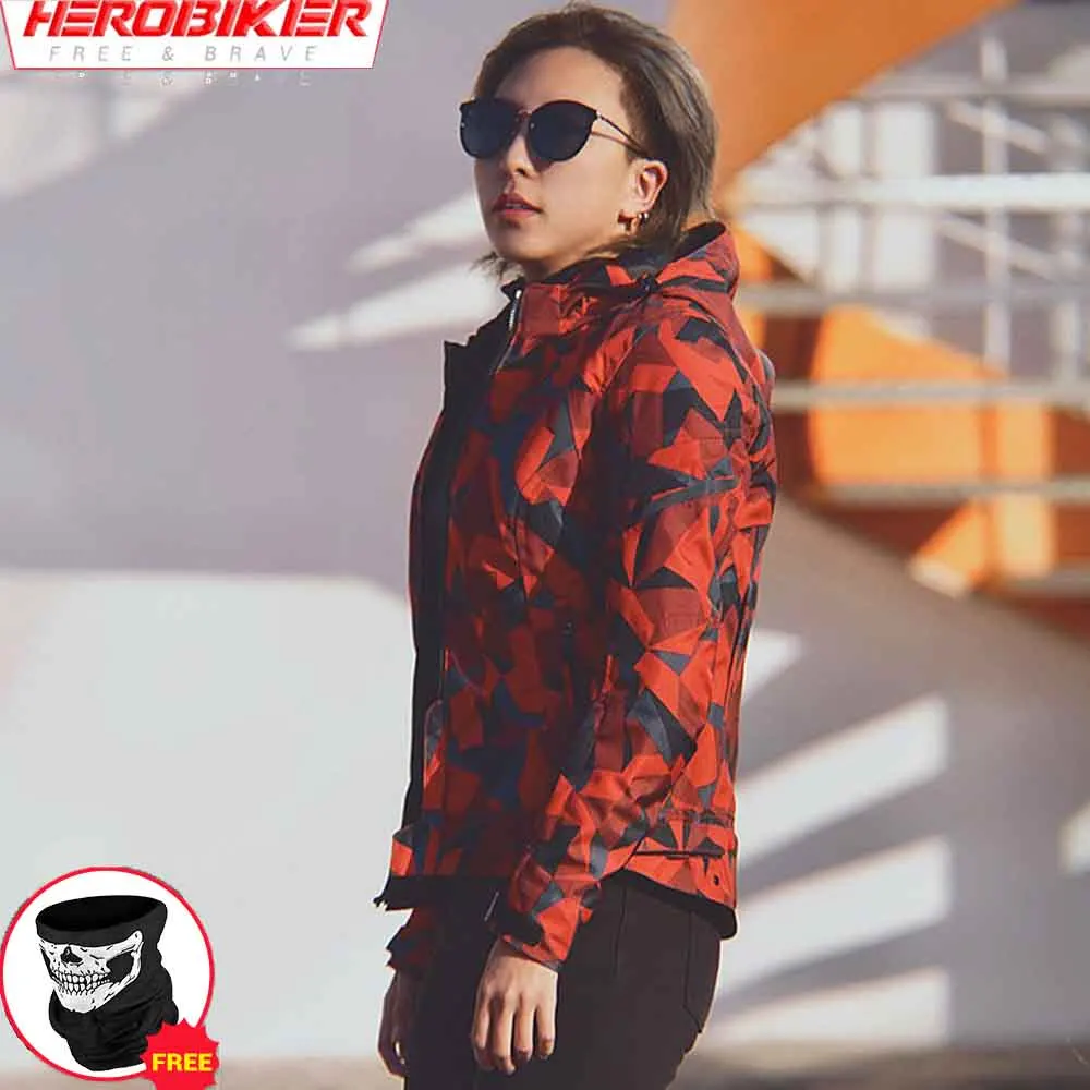 HEROBIKER Women Motorcycle Jackets Riding Motocross Moto Enduro Racing Jacket Moto Jacket Windproof Coldproof Motorbike Clothes
HEROBIKER Women Motorcycle Jackets Riding Motocross Moto Enduro Racing Jacket Moto Jacket Windproof Coldproof Motorbike Clothes