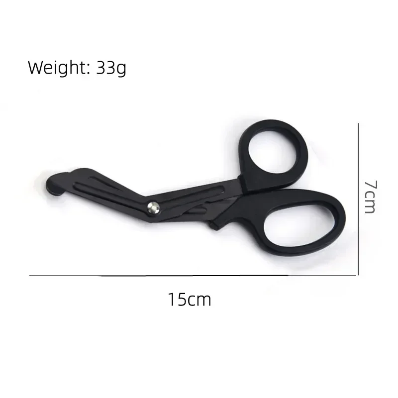 Многоцелевые спасательные ножницы из нержавеющей стали 18,5/15 см с безопасными изогнутыми лезвиями для лагеря, подходят для резки ленточных бинтов
Многоцелевые спасательные ножницы из нержавеющей стали 18,5/15 см с безопасными изогнутыми лезвиями для лагеря, подходят для резки ленточных бинтов