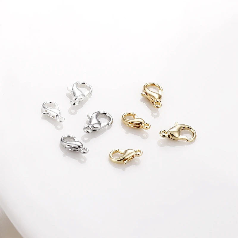 10pcs 14K / 18K real gold lobster buckle spring buckle DIY hand jewelry bracelet ending connection material accessories
10pcs 14K / 18K real gold lobster buckle spring buckle DIY hand jewelry bracelet ending connection material accessories