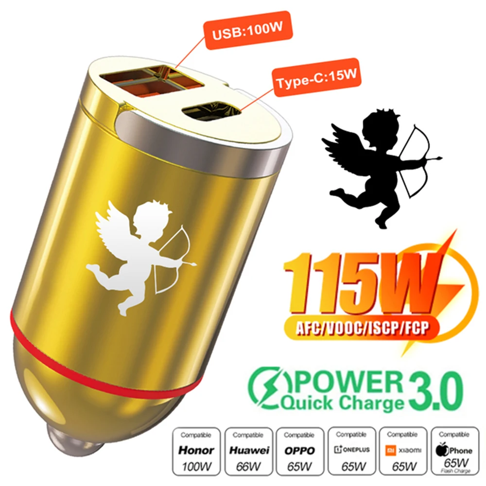 PSDA 3D 115W Mini USB C Car Charger PD Super Fast Charging Adapter for iPhone 14 Pro Max 13 12 Plus Sumsung iPad Macbook Huawei
PSDA 3D 115W Mini USB C Car Charger PD Super Fast Charging Adapter for iPhone 14 Pro Max 13 12 Plus Sumsung iPad Macbook Huawei