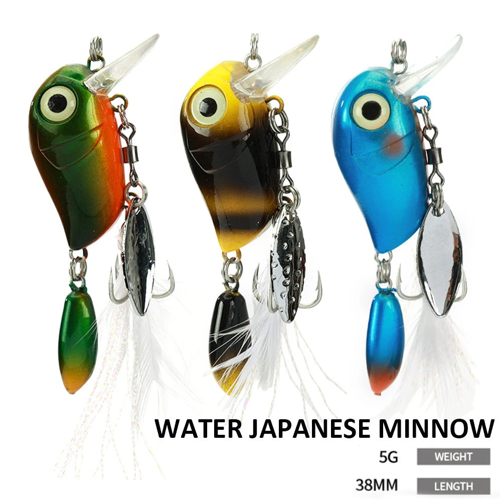 Minnow Fishing Lure Floating Minnow Crank Artificial Baits For Bass Perch Trout Fishing Accessories 5g/3.8cm
Minnow Fishing Lure Floating Minnow Crank Artificial Baits For Bass Perch Trout Fishing Accessories 5g/3.8cm