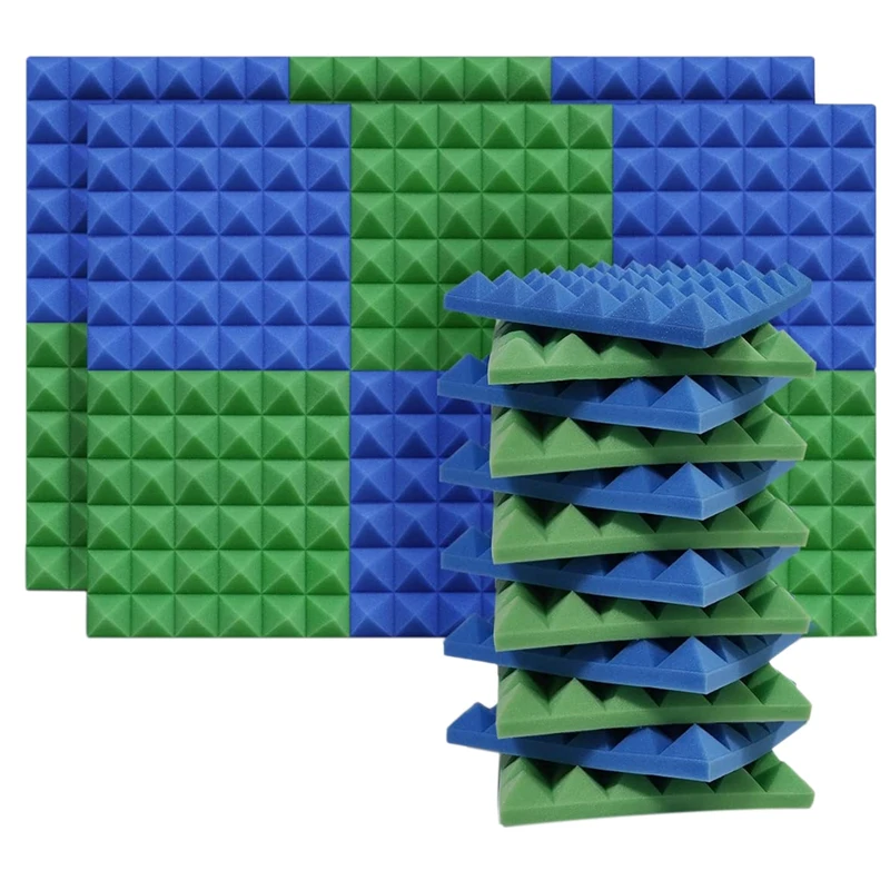 24 Pack Acoustic Panels,2X12X12 Inch Sound Proof Foam Panels,Studio Soundproofing Wedges,Sound Absorbing Acoustic Foam
24 Pack Acoustic Panels,2X12X12 Inch Sound Proof Foam Panels,Studio Soundproofing Wedges,Sound Absorbing Acoustic Foam