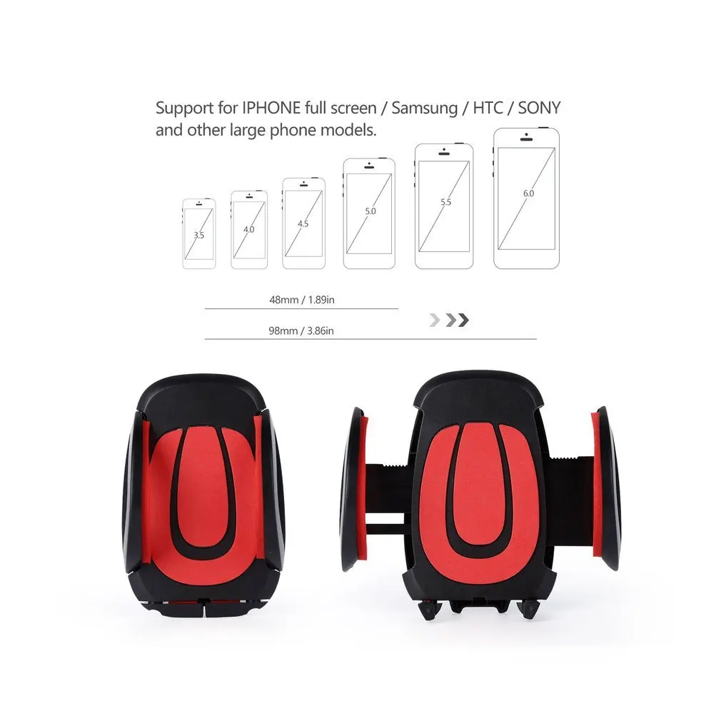 Universal Car Can Rotate 360 Degrees Car Air Vent Phone Holder Navigation for 47-94mm width cellphone
Universal Car Can Rotate 360 Degrees Car Air Vent Phone Holder Navigation for 47-94mm width cellphone