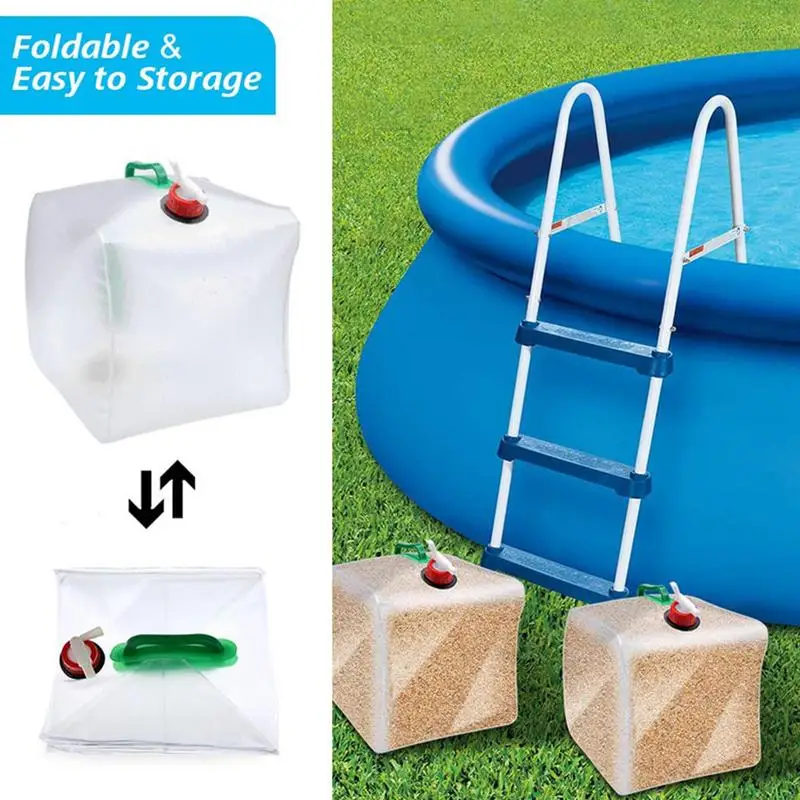 Folding Water Bag With Faucet Outdoor Water Storage Bag Portable Water Sand Bag Leak-proof Collapsible Water Bottle Bag
Folding Water Bag With Faucet Outdoor Water Storage Bag Portable Water Sand Bag Leak-proof Collapsible Water Bottle Bag