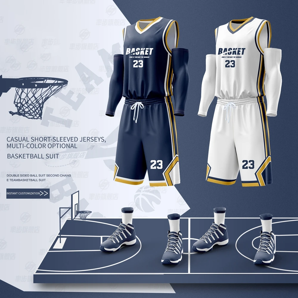 2023 Men's Women's Basketball Jersey Men's Breathable American Basketball Jersey Shirt Sportswear Shorts Set Quick Drying
2023 Men's Women's Basketball Jersey Men's Breathable American Basketball Jersey Shirt Sportswear Shorts Set Quick Drying