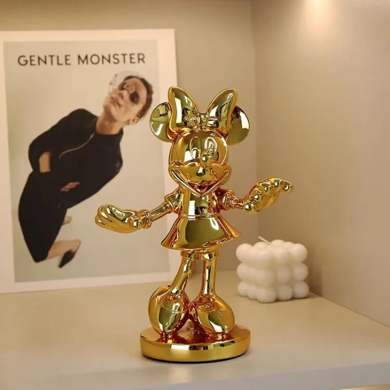 Hot Anime Mickey Mouse Statue Resin Plating Welcome Gesture Sculpture Figure Fashion Mickey Minnie Ornaments Office Home Decor
Hot Anime Mickey Mouse Statue Resin Plating Welcome Gesture Sculpture Figure Fashion Mickey Minnie Ornaments Office Home Decor
