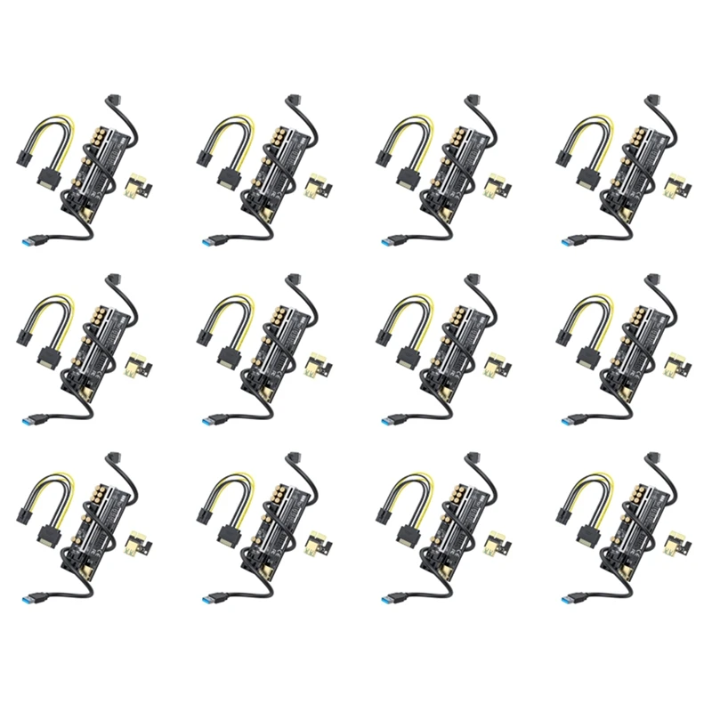 Riser 016 USB3.0 PCIE Riser PCI Express X16 Extender Adapter 016 GPU Riser Card SATA 15Pin To 6Pin Power Monitoring
Riser 016 USB3.0 PCIE Riser PCI Express X16 Extender Adapter 016 GPU Riser Card SATA 15Pin To 6Pin Power Monitoring