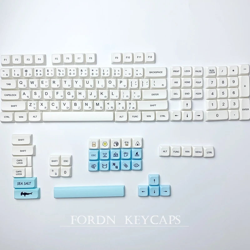 138 Keys PBT Dye Sublimation Keycaps XDA Profile Sea Salt forMechanical Keyboard
138 Keys PBT Dye Sublimation Keycaps XDA Profile Sea Salt forMechanical Keyboard