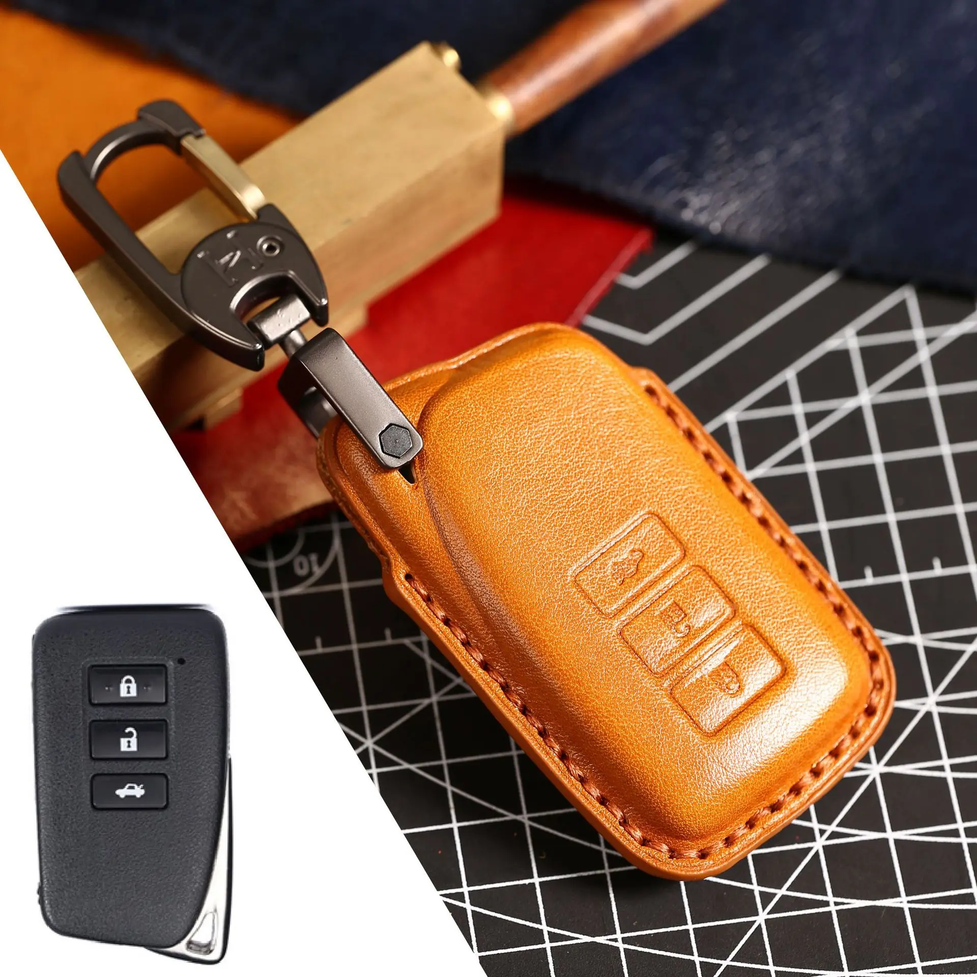 Genuine Leather Car Key Case Coer Fob Shell for Lexus NX GS RX IS ES GX LX RC 200 250 350 LS 450H 300H Car Accessories
Genuine Leather Car Key Case Coer Fob Shell for Lexus NX GS RX IS ES GX LX RC 200 250 350 LS 450H 300H Car Accessories