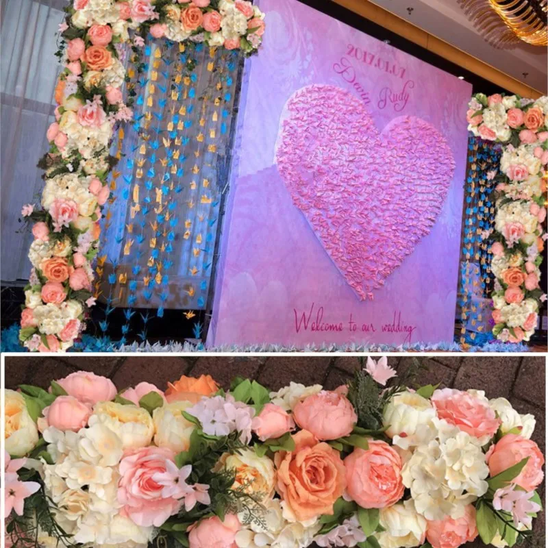 Wedding Pavillion Flowers strips orange square flower backdrop Flower Wall Wedding Decoration 4M x 24cm
Wedding Pavillion Flowers strips orange square flower backdrop Flower Wall Wedding Decoration 4M x 24cm