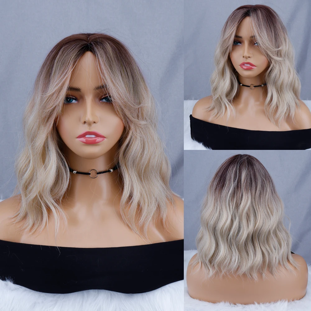 Medium Split Short Wave Bangs Female No Lace Cost-effective Natural Synthetic Wig High Temperature Fiber Cosplay
Medium Split Short Wave Bangs Female No Lace Cost-effective Natural Synthetic Wig High Temperature Fiber Cosplay