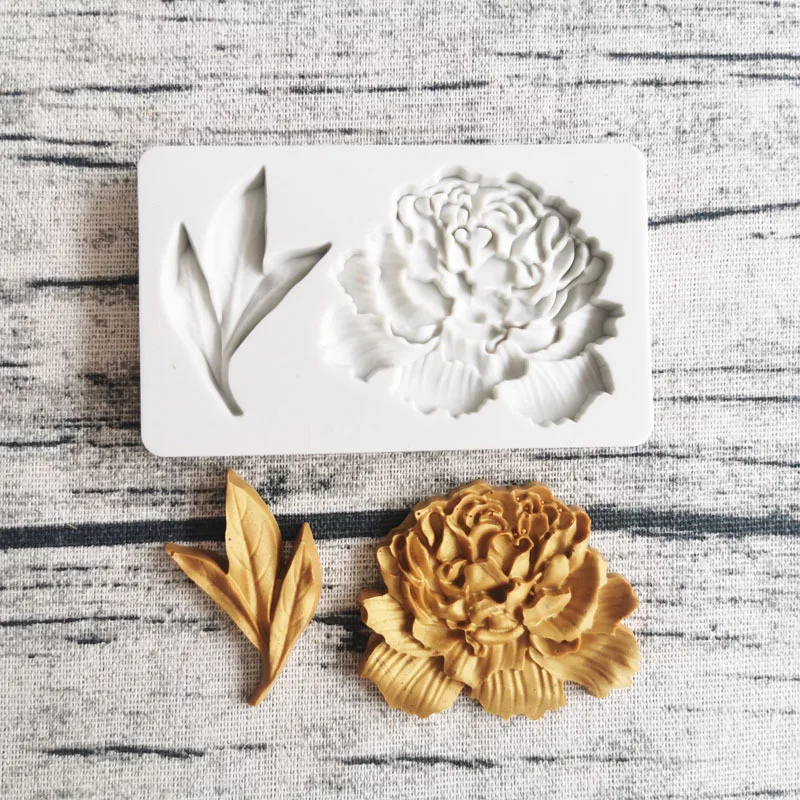 Peony Flower Leaves Silicone Mold Sugarcraft Cookie Chocolate Pastry Baking Mould Kitchen Cake Decorating Tools
Peony Flower Leaves Silicone Mold Sugarcraft Cookie Chocolate Pastry Baking Mould Kitchen Cake Decorating Tools
