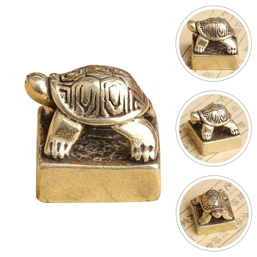 Chinese Stamp Statue Turtle Figure Home Decorative Ornament for Home Office
Chinese Stamp Statue Turtle Figure Home Decorative Ornament for Home Office