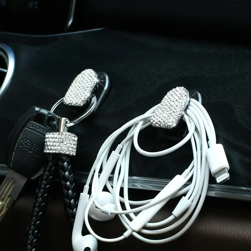 Crystal Car Rhinestone Hooks Car Hanging Bag Holder Ornaments Decor Hooks Creative Mini Bling Hook Auto Interior Accessories
Crystal Car Rhinestone Hooks Car Hanging Bag Holder Ornaments Decor Hooks Creative Mini Bling Hook Auto Interior Accessories
