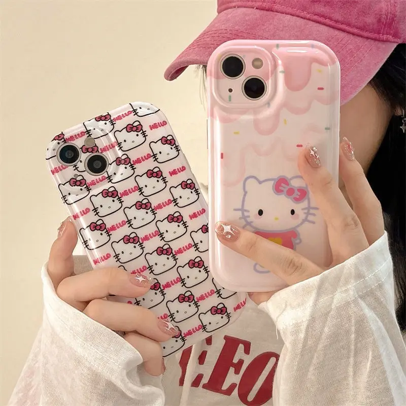 Hellokittys Cute Anime Sanrio Mobile Phone Case Kawaii Cartoon All-Inclusive Anti-Fall Iphone11/12 Protective Case Girl Gift
Hellokittys Cute Anime Sanrio Mobile Phone Case Kawaii Cartoon All-Inclusive Anti-Fall Iphone11/12 Protective Case Girl Gift