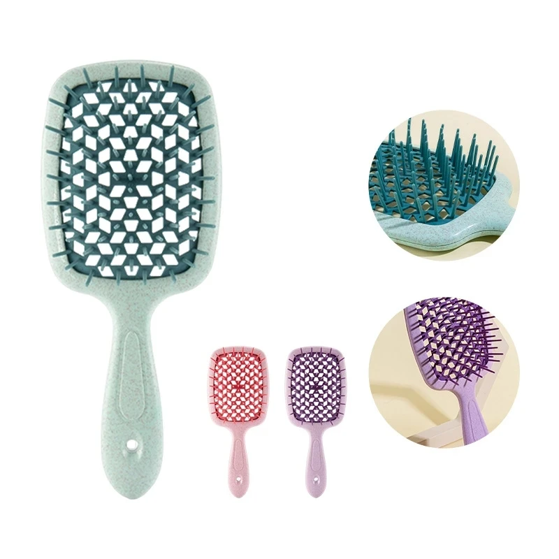 Scalp Massage Comb Brush Wheat Straw Hollow Comb Men Hair Styling Tools Comb Wide Tooth Comb Women's Long Hair To Prevent Scalp
Scalp Massage Comb Brush Wheat Straw Hollow Comb Men Hair Styling Tools Comb Wide Tooth Comb Women's Long Hair To Prevent Scalp