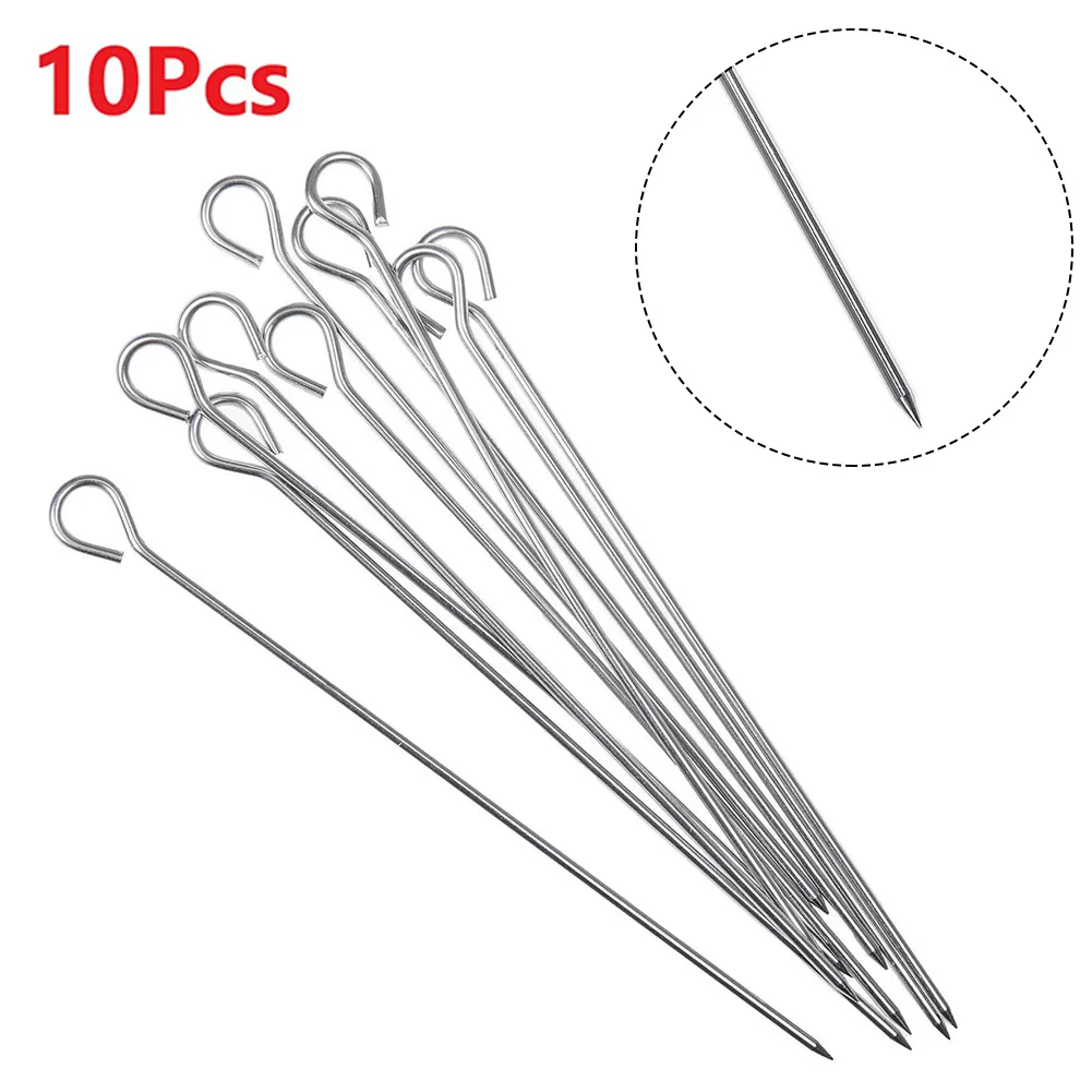 Reusable Cooking Utensils Skewers BBQ Needle 10/20/30pcs 15 Cm Long High Quality Roulade Needles Stainless Steel
Reusable Cooking Utensils Skewers BBQ Needle 10/20/30pcs 15 Cm Long High Quality Roulade Needles Stainless Steel