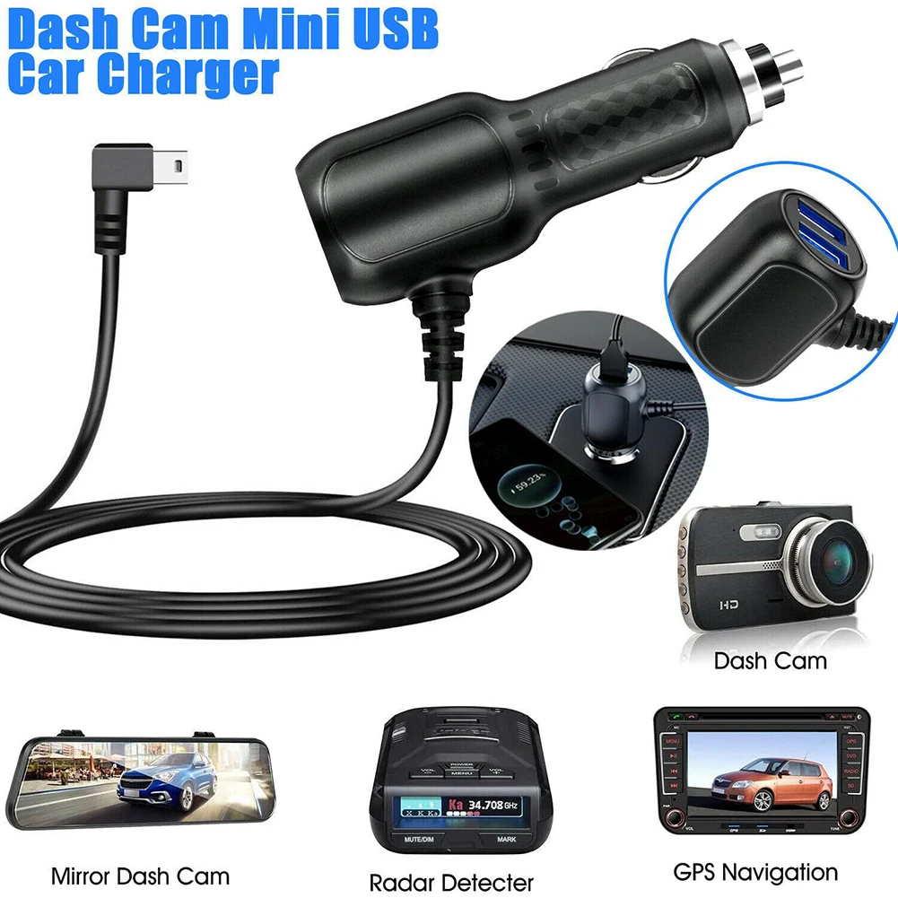 1pcs DVR Charging Cable Dash Cam Car Charger Mini USB Cable / Micro USB 11.5ft Power Cord Supply 12 - 24V For DVR Camera GPS
1pcs DVR Charging Cable Dash Cam Car Charger Mini USB Cable / Micro USB 11.5ft Power Cord Supply 12 - 24V For DVR Camera GPS