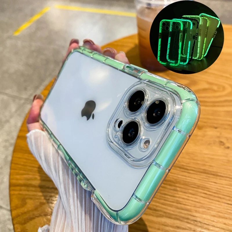Luxury Luminous Air Buffer Case for iPhone 13 Pro Max Transparent Shell for 11 12 Pro Max X XR XS Max Shockproof Silicone Cover
Luxury Luminous Air Buffer Case for iPhone 13 Pro Max Transparent Shell for 11 12 Pro Max X XR XS Max Shockproof Silicone Cover