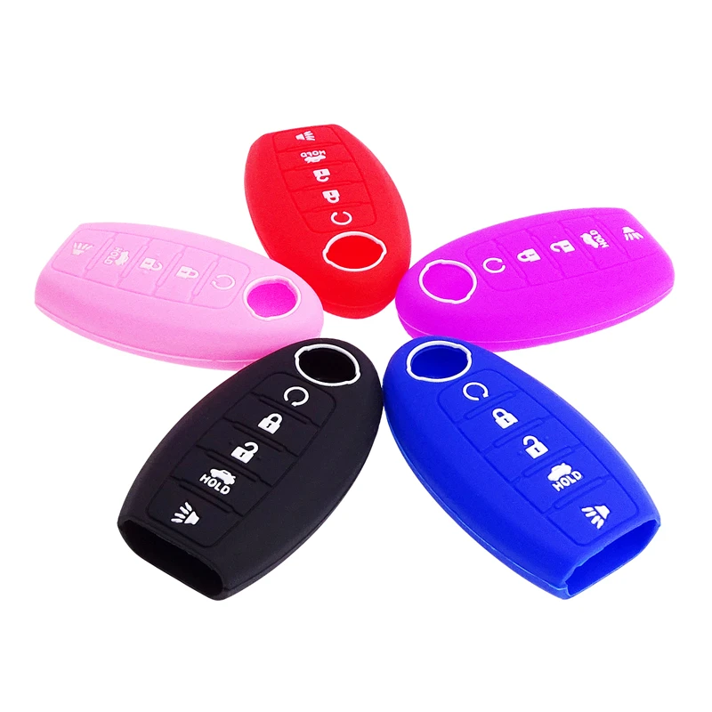 1pc 5 Buttons Car Key Case Silicone Fob Shell Cover for Nissan Maxima Infiniti Pathfinder Auto Key Protective Case Accessories
1pc 5 Buttons Car Key Case Silicone Fob Shell Cover for Nissan Maxima Infiniti Pathfinder Auto Key Protective Case Accessories