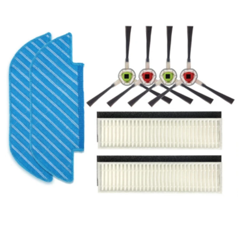 Side Brush Hepa Filter Mop Cloths Rag Kit Robot Vacuum Cleaner Replacement Parts Accessories for Ecovacs DK35 DK33 DK45
Side Brush Hepa Filter Mop Cloths Rag Kit Robot Vacuum Cleaner Replacement Parts Accessories for Ecovacs DK35 DK33 DK45