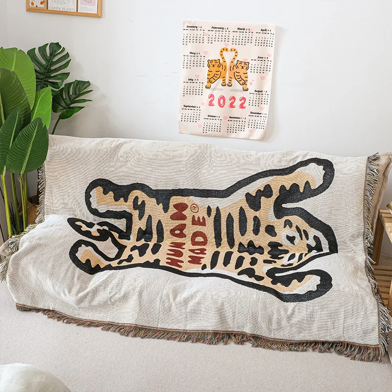 Textile City Human Made Sofa Blanket Thick Outdoor Camping Mat Tiger Pattern Home Decorate Tapestry Blanket 125x150cm
Textile City Human Made Sofa Blanket Thick Outdoor Camping Mat Tiger Pattern Home Decorate Tapestry Blanket 125x150cm