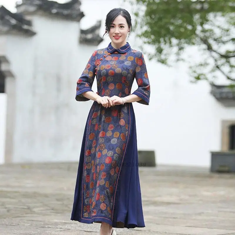 2022 ao dai vietnam improved cheongsam dress women traditional clothing floral ao dai asian dress traditional cheongsam dress
2022 ao dai vietnam improved cheongsam dress women traditional clothing floral ao dai asian dress traditional cheongsam dress
