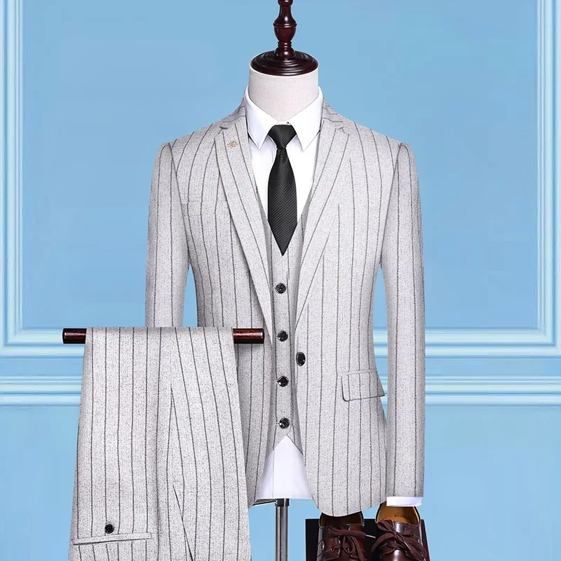 

Custom Made Groom Wedding Dress Blazer Suits Pants Business High-end Classic Dress Trousers SA03-12599