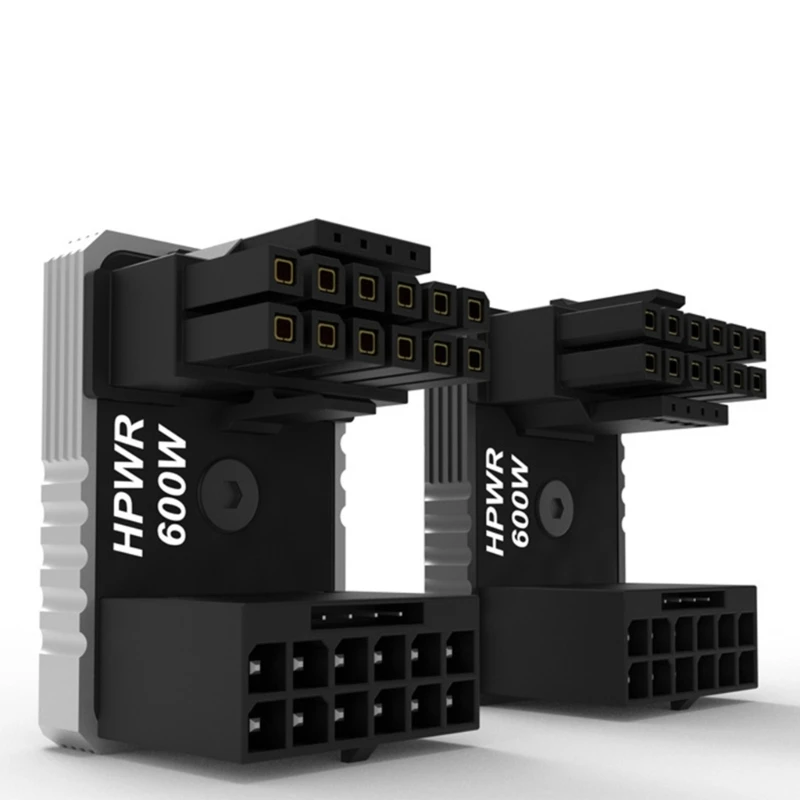 12VHPWR 180Degree Angled Adapter ATX3.0 16Pin GPU Power Connector 600W Pcie5.0 Power Adapter Durable and Reliable
12VHPWR 180Degree Angled Adapter ATX3.0 16Pin GPU Power Connector 600W Pcie5.0 Power Adapter Durable and Reliable