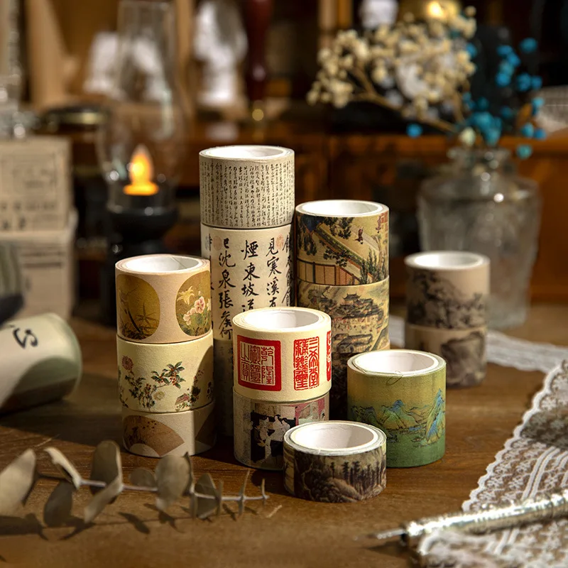11PCS/LOT Antique Series The Great Chinese Floral Painting Poem Vintage Washi Tape High Quality Masking Tapes Free Shipping
11PCS/LOT Antique Series The Great Chinese Floral Painting Poem Vintage Washi Tape High Quality Masking Tapes Free Shipping