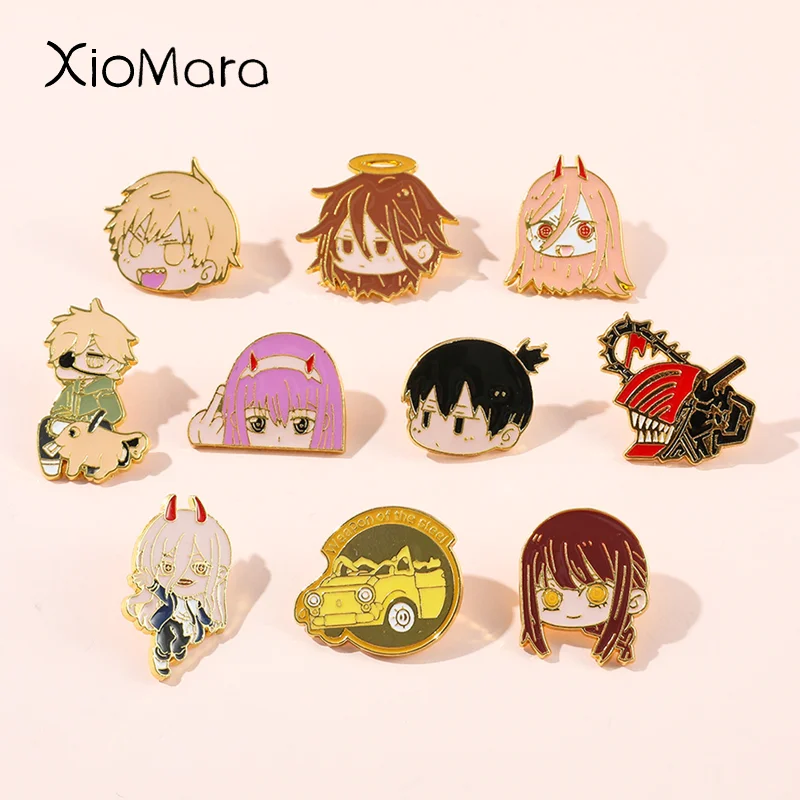 Japan Anime Chainsaw Man Enamel Pins Cartoon Pochita Makima Brooches Lapel Backpack Badges Jewelry Gifts For Fans Friends
Japan Anime Chainsaw Man Enamel Pins Cartoon Pochita Makima Brooches Lapel Backpack Badges Jewelry Gifts For Fans Friends