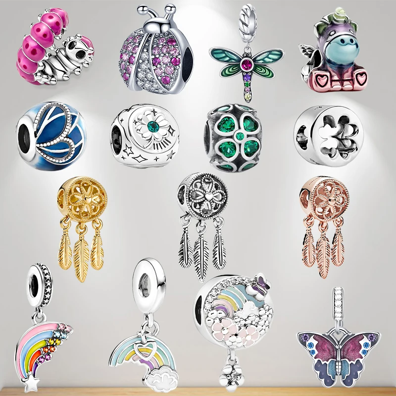 New 925 Sterling Silver Charm Pendant For Original Pandora DIY Bracelet Insect Butterfly Dragonfly Beads Gifts Women Jewelry
New 925 Sterling Silver Charm Pendant For Original Pandora DIY Bracelet Insect Butterfly Dragonfly Beads Gifts Women Jewelry
