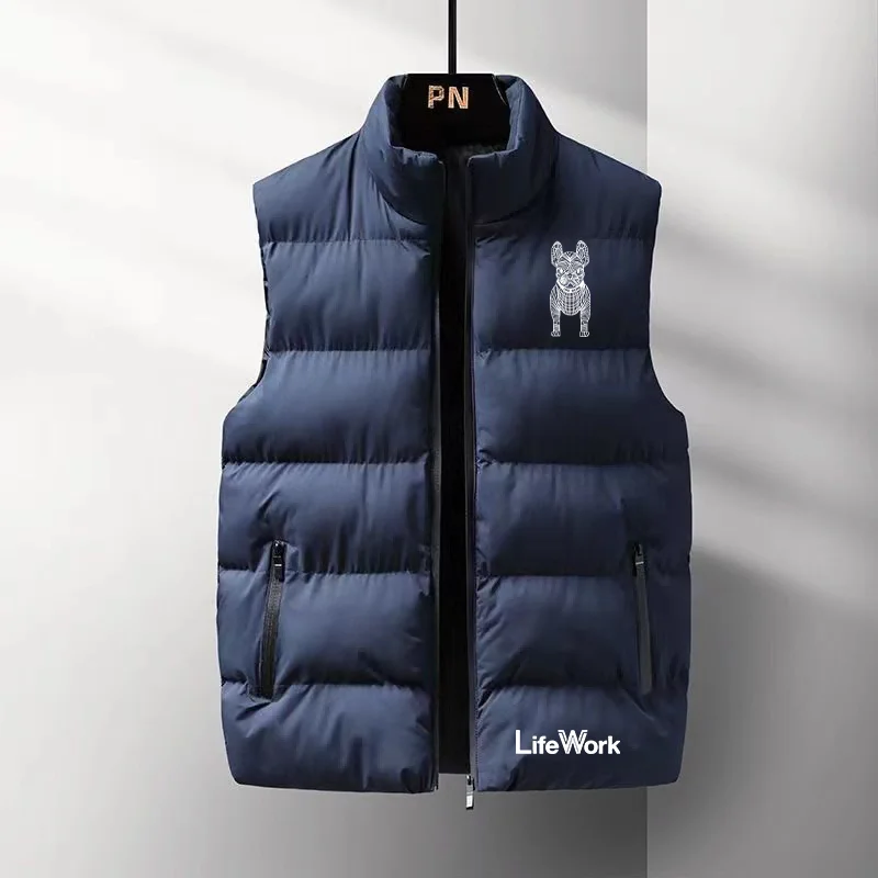 Warm sleeveless jacket, men's tank top jacket, winter waterproof zippered jacket, autumn standing collar casual tank top brand
Warm sleeveless jacket, men's tank top jacket, winter waterproof zippered jacket, autumn standing collar casual tank top brand