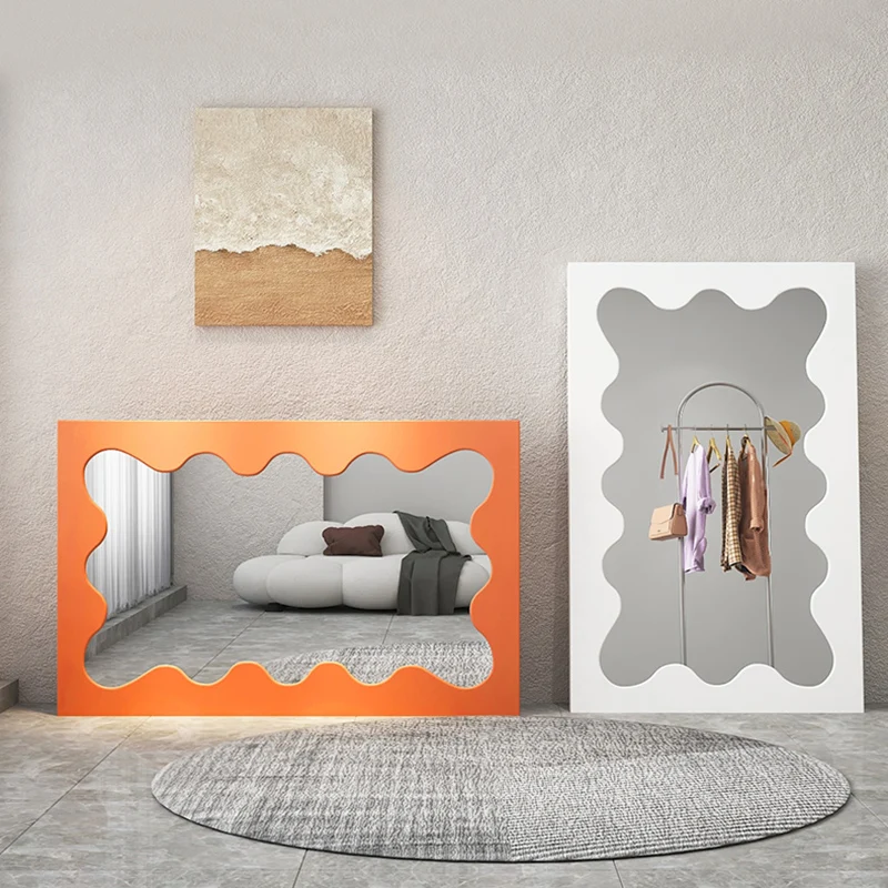 Irregular Nordic Wall Mirror Decor Hanging Living Room Women Large Floor Mirror Modern Design Miroir Mural Korean Decoration
Irregular Nordic Wall Mirror Decor Hanging Living Room Women Large Floor Mirror Modern Design Miroir Mural Korean Decoration